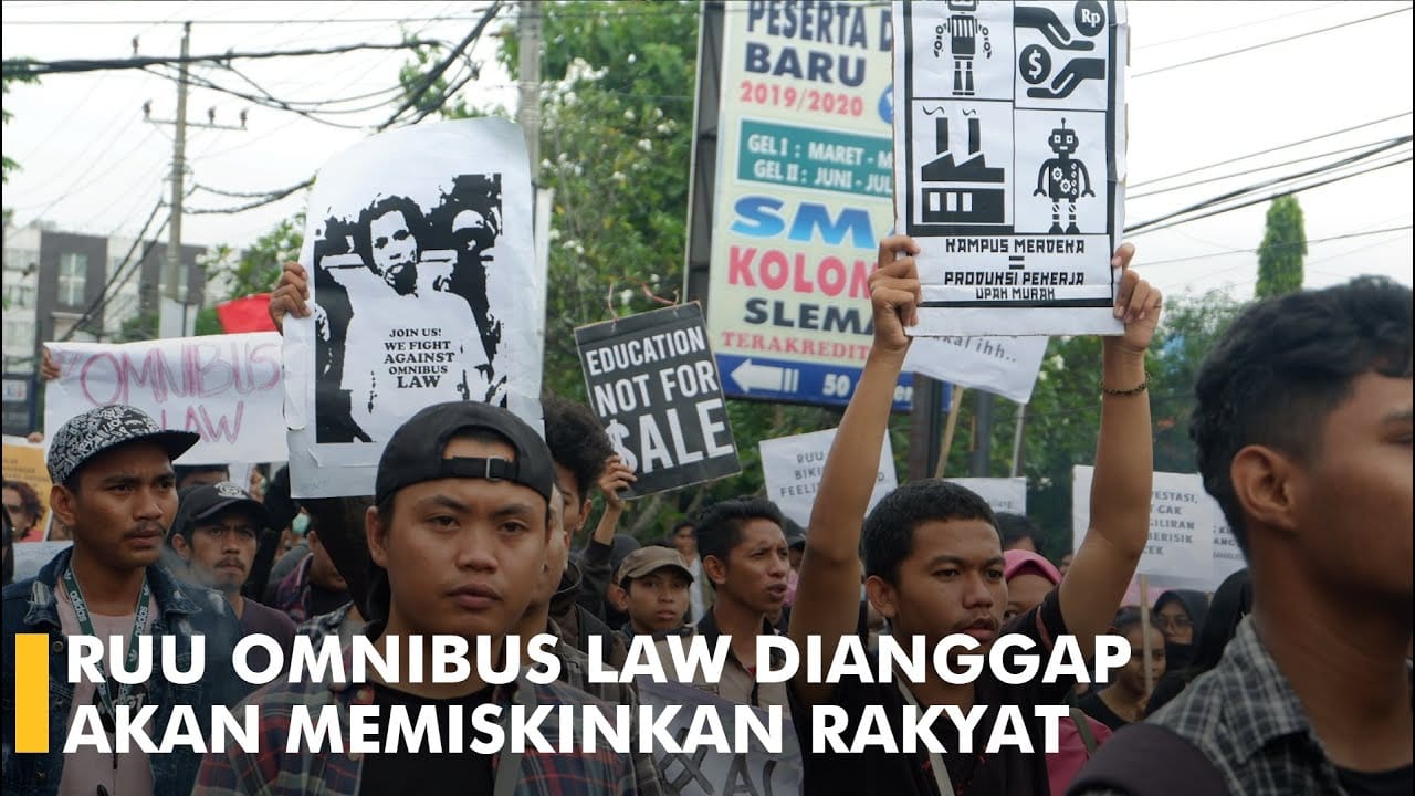 buruh dan mahasiswa di yogyakart