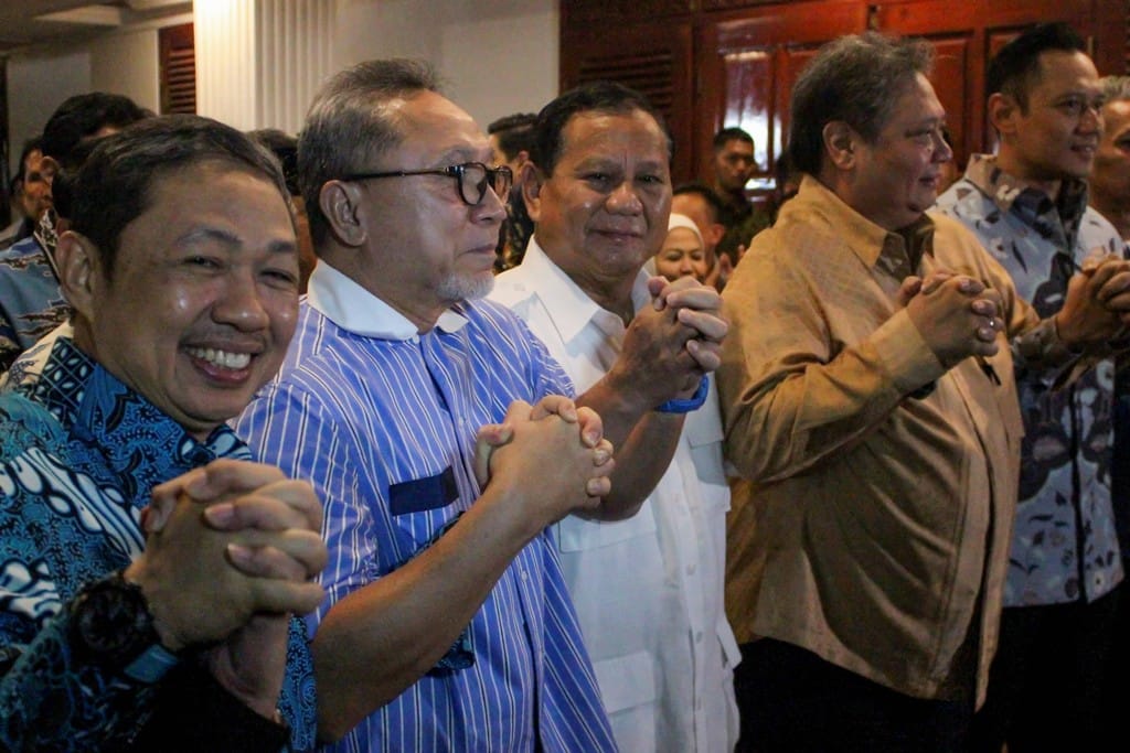 Foto Prabowo Umumkan Gibran Jadi Cawapres 3