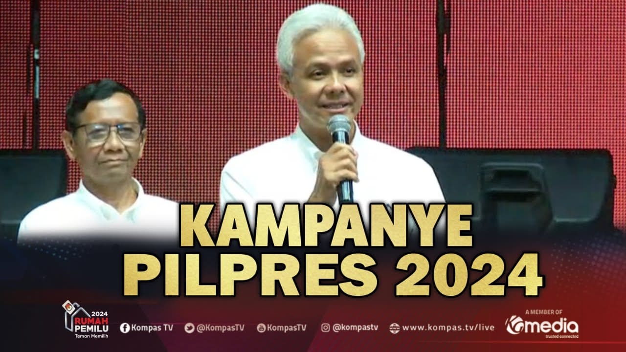 Ganjar Mahfud Hadiri Konser Lilin Putih Indonesia Damai di Balai Sarbini