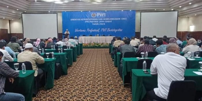 PWI Jawa Barat Gelar Orientasi Kewartawanan dan Keorganisasian ke-56 di Bandung