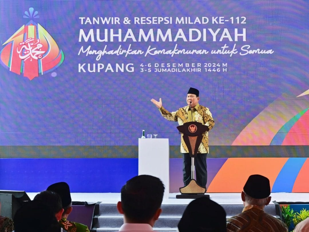 Presiden Prabowo Puji Peran Muhammadiyah Dalam Bangun Bangsa