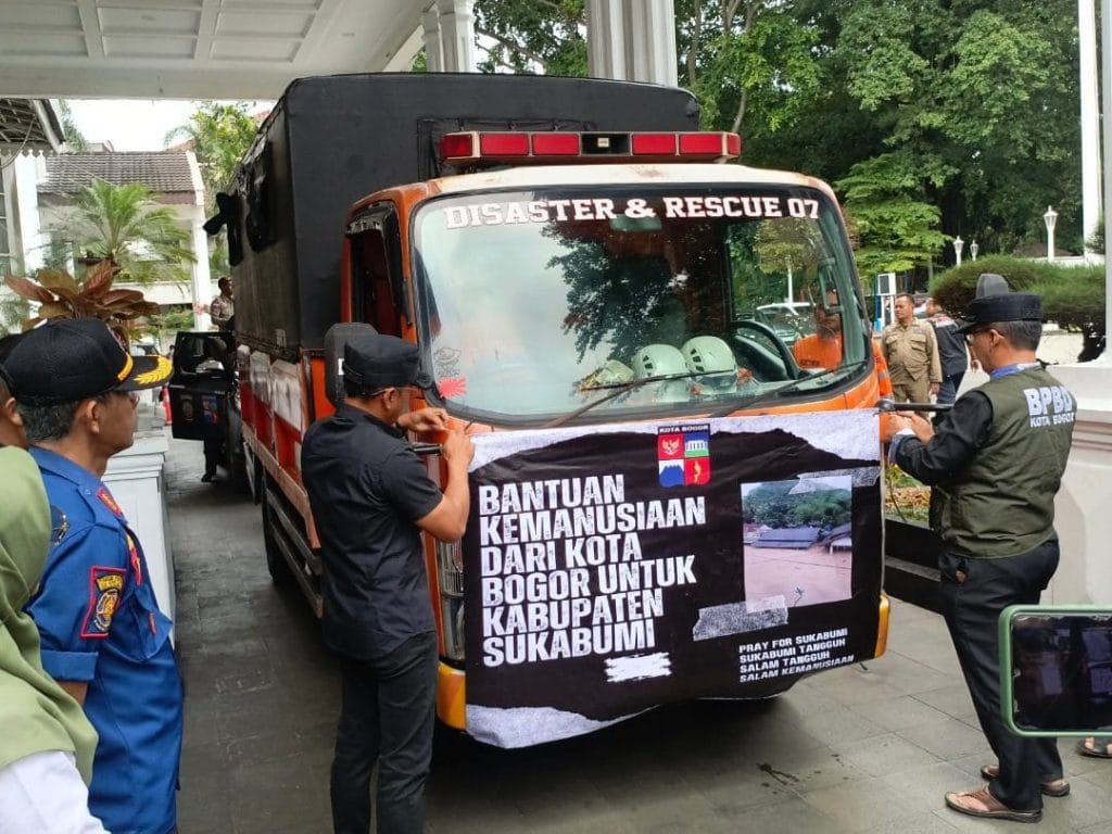Pemkot Bogor Kirim Bantuan Kemanusiaan ke Sukabumi