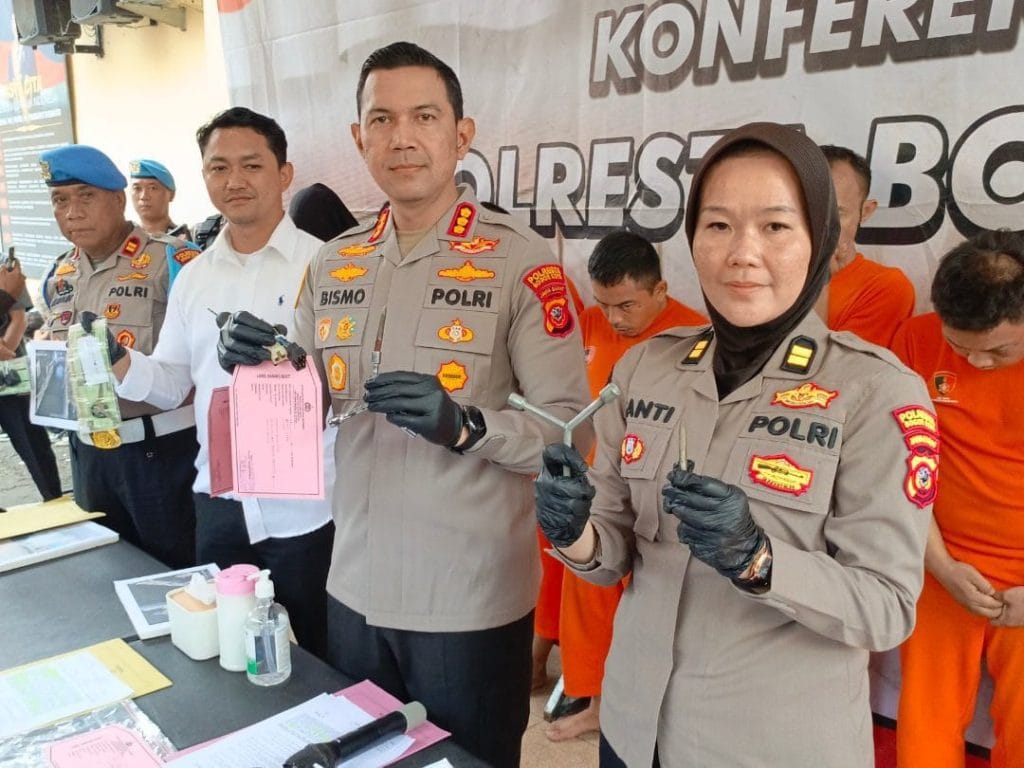 Polresta Bogor Kota Bongkar Kasus Pencurian Mobil dan Perdagangan Anak di Bawah Umur