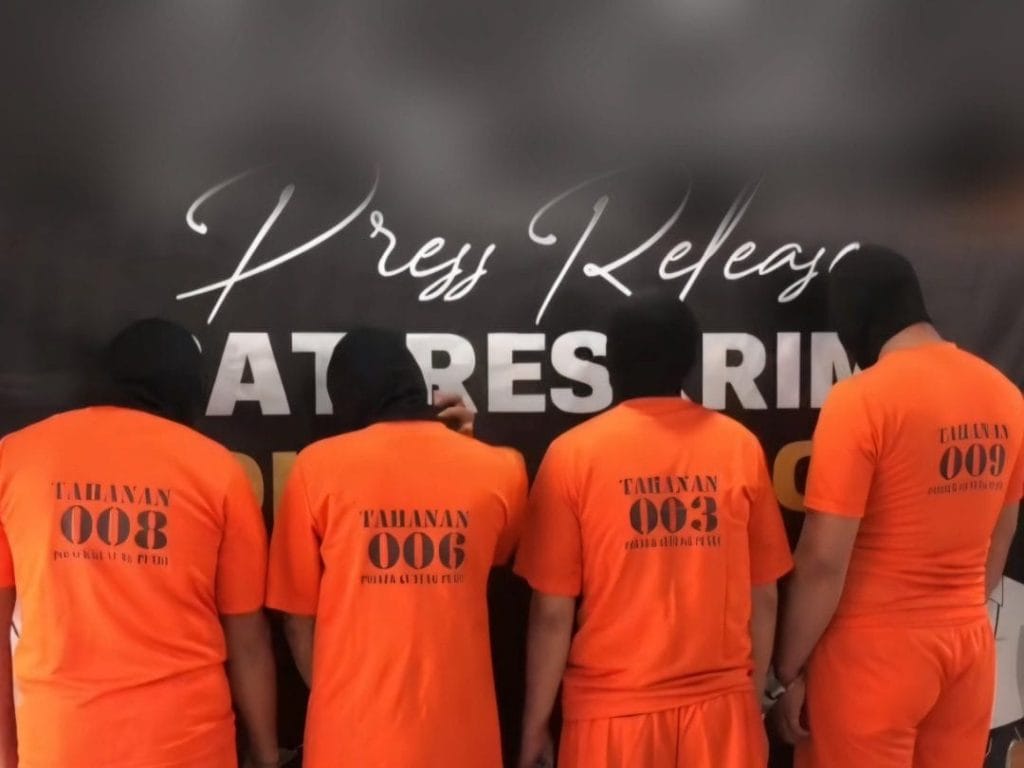 Polisi Tangkap 4 Pelaku Pembobolan Rumah di Kota Wisata Gunungputri