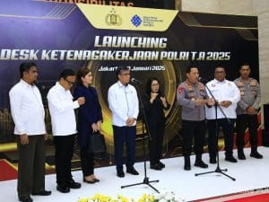 Kapolri Resmikan Desk Ketenagakerjaan Untuk Selesaikan Sengketa Industri
