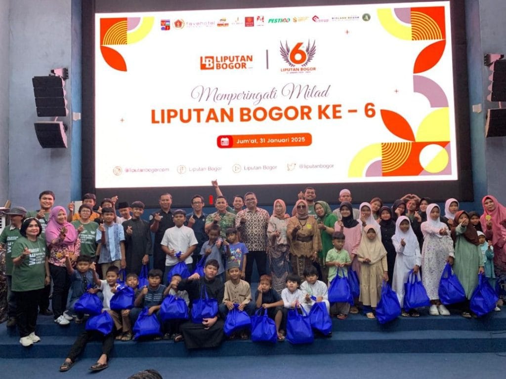 Di Hari Jadi ke-6, LiputanBogor.com Berbagi Kebahagian Dengan Anak Yatim