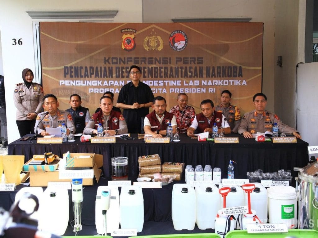 Bongkar Laboratorium Narkoba di Bogor,  Polisi Buru 2 DPO Pengendali
