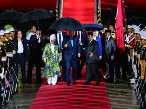 Presiden Prabowo Sambut Hangat Kedatangan Presiden Turkiye Recep Tayyip Erdogan