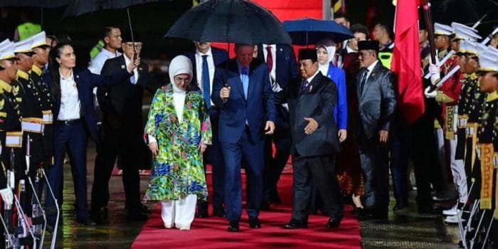 Presiden Prabowo Sambut Hangat Kedatangan Presiden Turkiye Recep Tayyip Erdogan