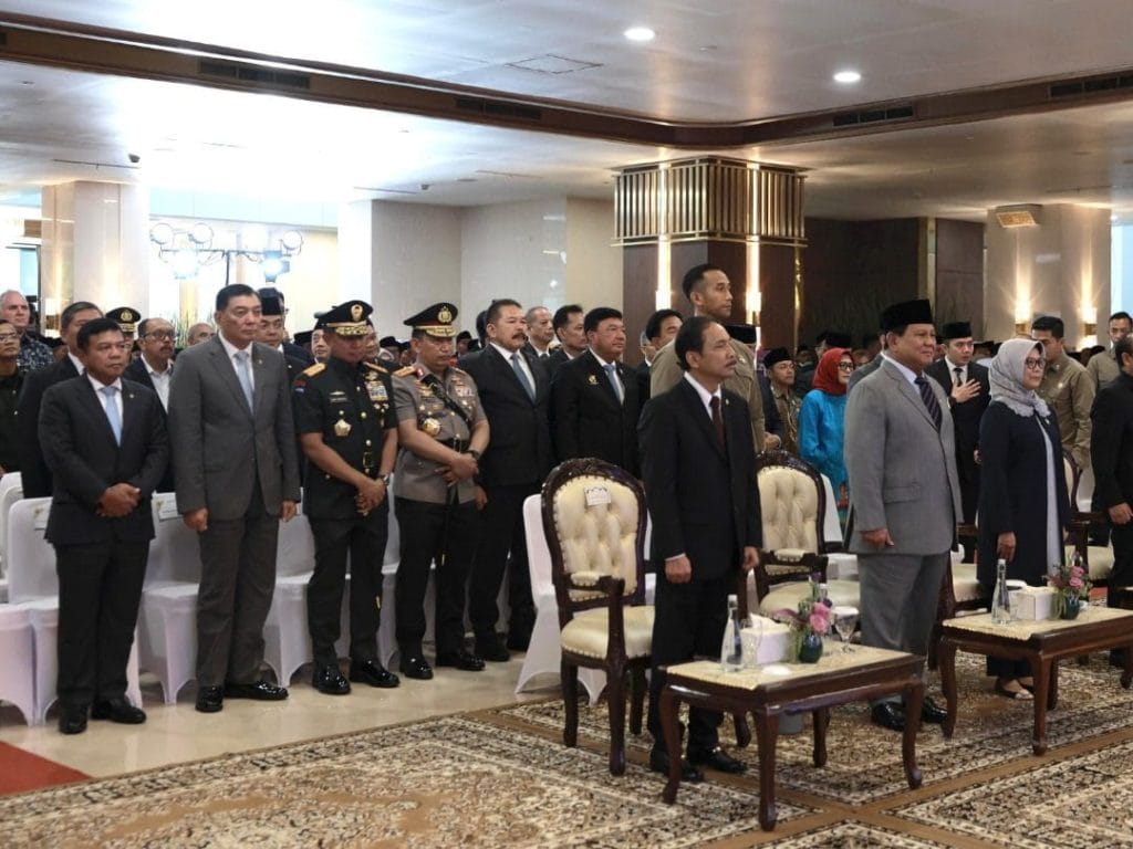 Panglima TNI Dampingi PresidenHadiri Sidang Istimewa Laporan Tahunan MA Tahun 2024