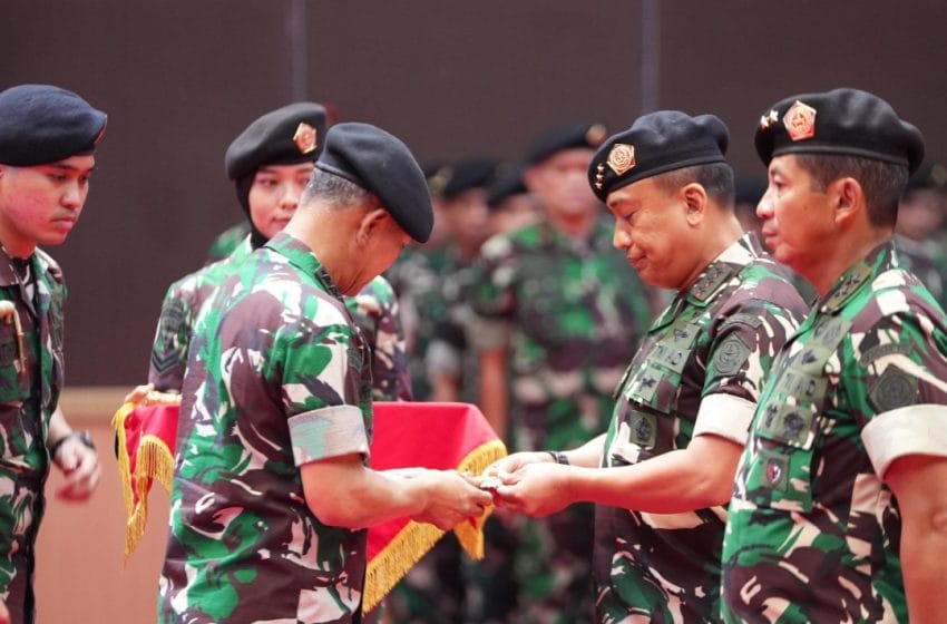 Kasum TNI Pimpin Sertijab Sejumlah Jabatan Strategis di Mabes TNI