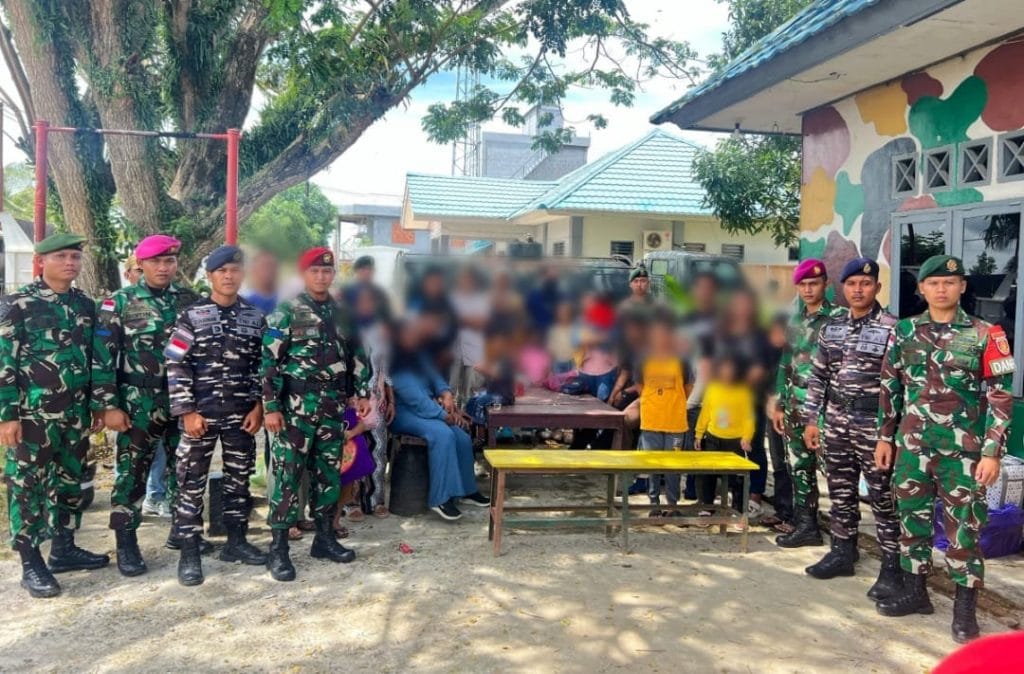 Subsatgas TNI  Kembali Gagalkan Penyelundupan 23 PMI Ilegal di Perbatasan RI-Malaysia