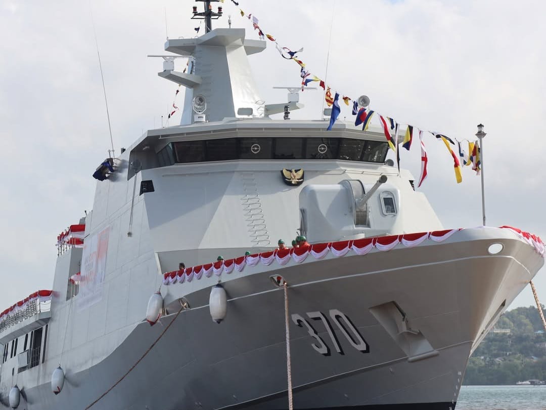 TNI AL Resmi Luncurkan KRI Bung Hatta-370, Perkuat Armada Tempur Laut