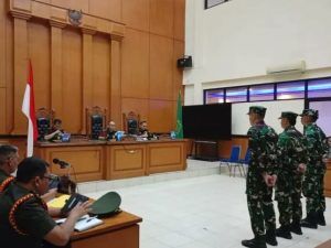 Dua Anggota TNI AL Divonis Penjara Seumur Hidup dalam Kasus Penembakan Bos Rental Mobil
