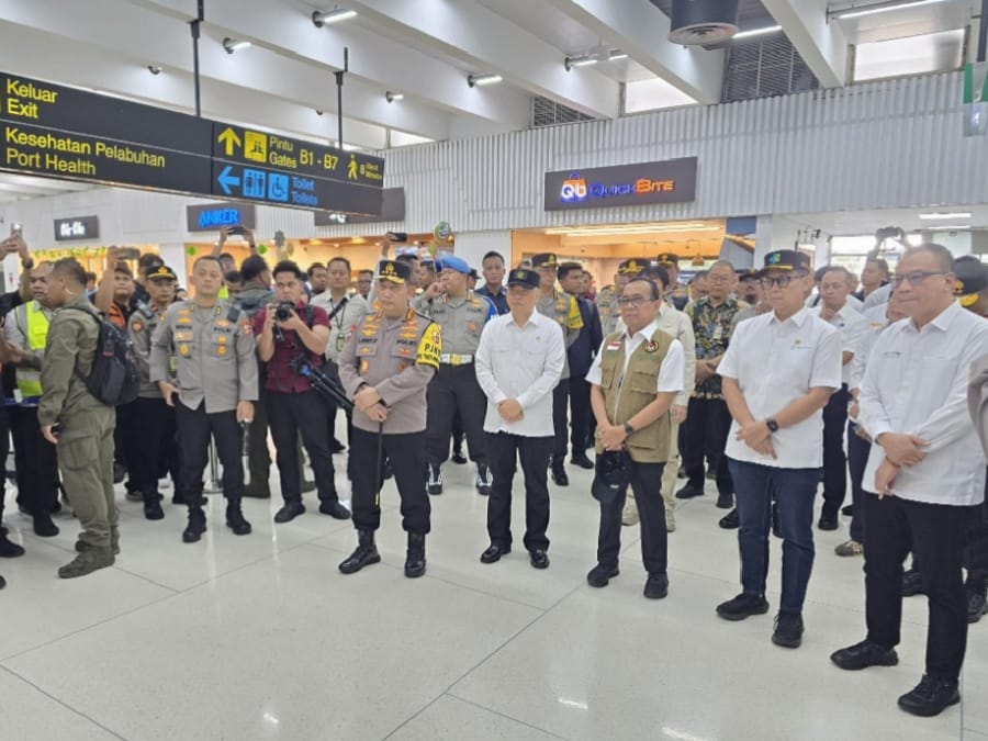 Tinjau Bandara Soetta, Kapolri Instruksikan Jajaran Rutin Lakukan Patroli