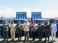 Menhan Sjafrie Sjamsoeddin Serahkan 700 Unit Ranops Maung MV3 Untuk TNI-Polri