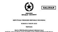 Presiden Terbitkan Keppres Biaya Haji 2025, Ini Rinciannya