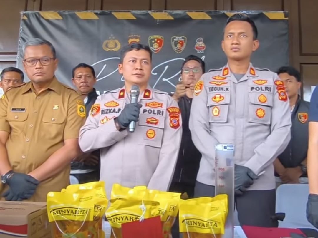 Polres Bogor Ungkap Produksi Minyakita Palsu, Pelaku Raup Rp600 Juta