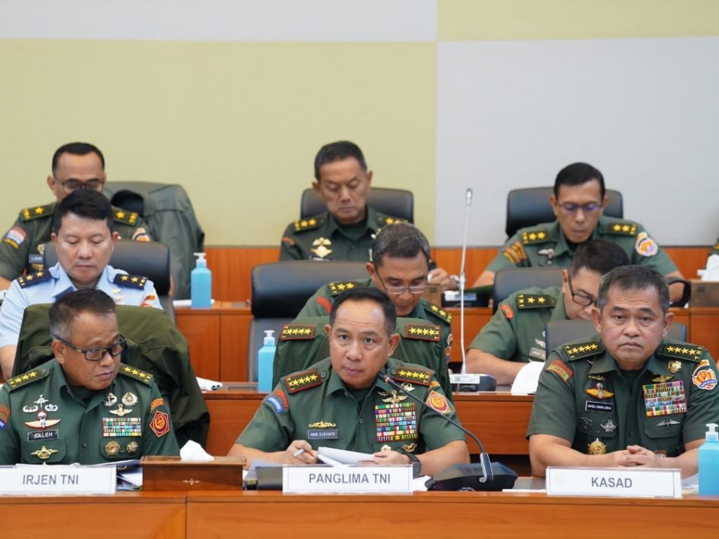 Panglima TNI Hadiri RDP Dengan Komisi I DPR, Bahas Revisi UU TNI
