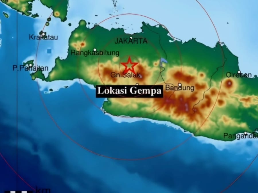 Gempa 4,1 Guncang Bogor, PVMBG: Disebabkan Oleh Aktivitas Sesar Aktif