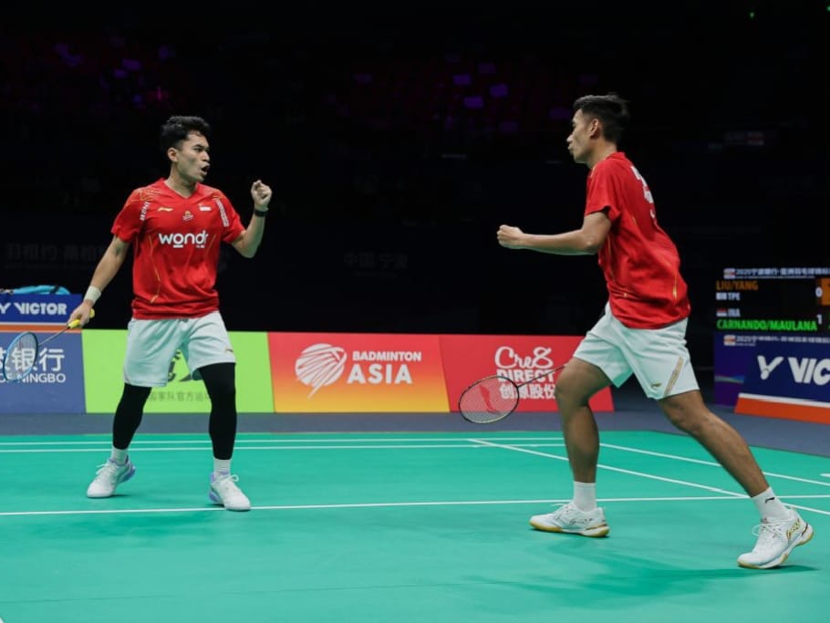 Kalahkan Liu/Yang, Leo/Bagas Amankan Tiket Perempat Final Badminton Asia Championships 2025
