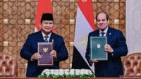 Prabowo-El Sisi Sahkan Pernyataan Bersama Kemitraan Strategis Indonesia dan Mesir