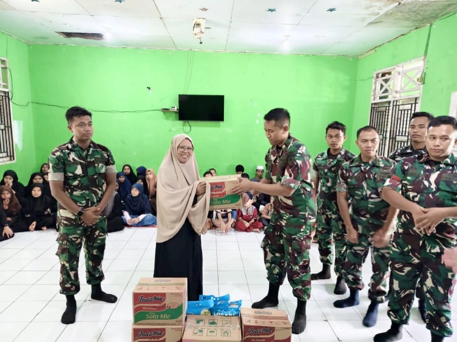 Skadron Udara 11 Lanud Sultan Hasanuddin Gelar Bhakti Sosial di Panti Asuhan An Nashar