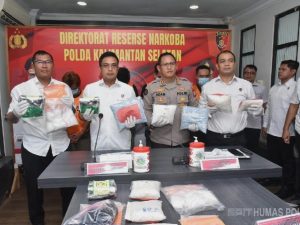 Polda Kalsel Bongkar Jaringan Narkoba Lintas Provinsi Yang Terkait Fredy Pratama