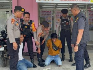 Satgas Ops Pekat Anoa Amankan Preman Parkir Liar Bersenjata di Kawasan Kambu Kendari