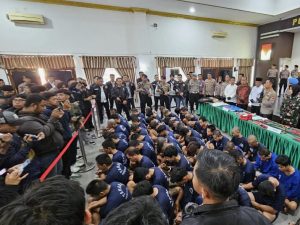 Operasi Pekat Lodaya II 2025, Polresta Bandung  Tangkap 52 Preman