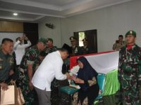 Panglima TNI Hadiri Upacara Militer Pelepasan Jenazah Prajurit Gugur Dalam Ledakan Munisi di Garut