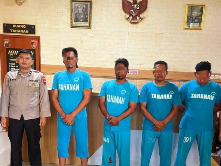 4 Anggota GRIB Jaya Diamankan Terkait Aksi Premanisme dan Pencurian Aset PT KAI di Semarang