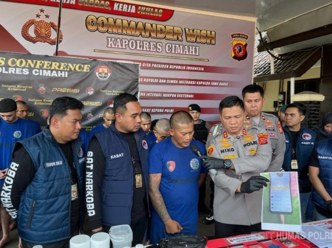 
Dok. Konferensi Pers Pengungkapan Narkotika Oleh Anggota Ormas Grib Jaya. 