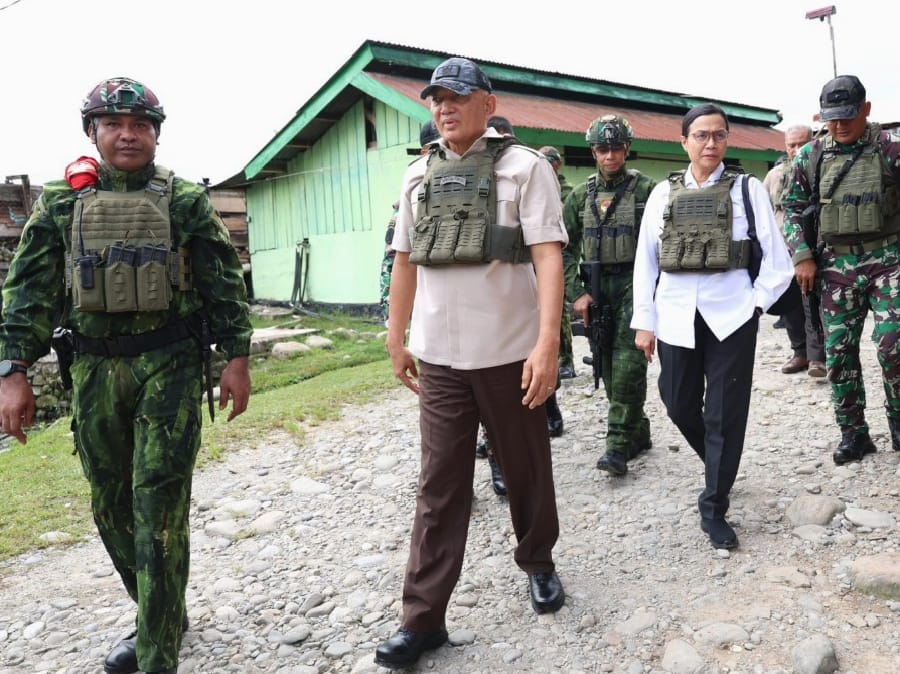 Menhan dan Menkeu Tinjau Papua, Tegaskan Sinergi Pertahanan dan Keuangan Negara