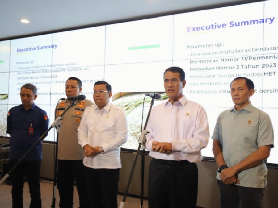 Temuan Beras Bermasalah dan Rugikan Konsumen Rp99 Triliun, Mentan: Akan Kami Tindak Tegas