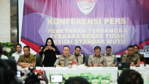 Satgas Pangan Polri Tetapkan Tiga Petinggi PT FS Tersangka Dugaan Pelanggaran Mutu Beras