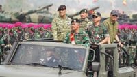 Panglima TNI dan Menhan Tinjau Geladi Bersih Upacara Gelar Pasukan Operasional dan Kehormatan Militer