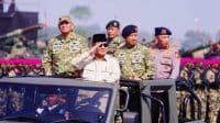 Panglima TNI Dampingi Presiden RI Prabowo Subianto Pada Upacara Kehormatan Militer