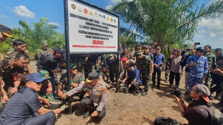 Satgas PKH Tertibkan 24.233 Hektare Lahan PT Sampewali di Bombana