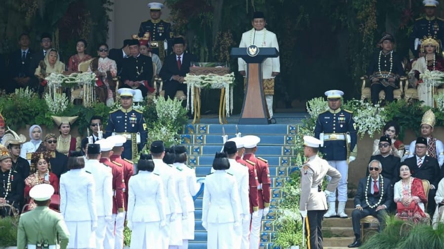 Presiden Prabowo Pimpin Upacara Detik-Detik Proklamasi HUT ke-80 RI di Istana Merdeka