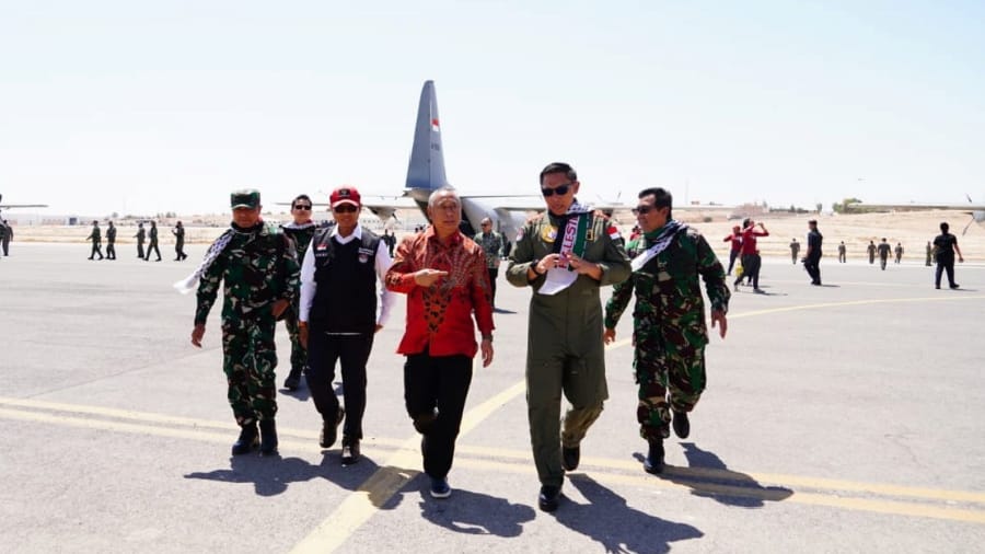 Satgas Garuda Merah Putih II Bertolak Ke Mesir, Bawa Bantuan Kemanusiaan Untuk Gaza