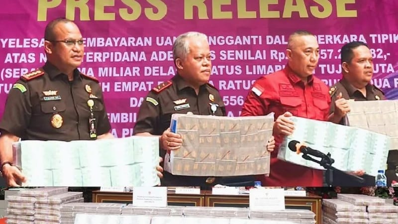 Kejati Sumut Eksekusi Pembayaran Uang Pengganti Rp105,8 Miliar dan USD 2,9 Juta dari Terpidana Adelin Lis
