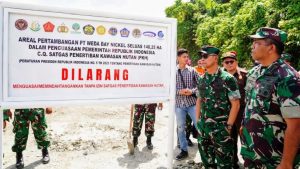 Tinjau Penertiban Kawasan Hutan di Malut  dan Sultra, Kasum TNI: Semua Tahapan Terkoordinasi