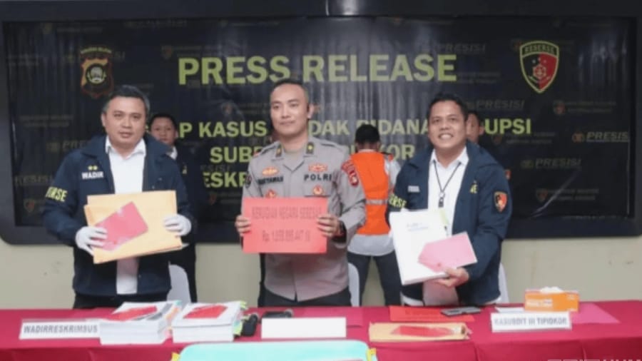 Dugaan Korupsi Rp1,95 Miliar, Polda Sumsel Tetapkan Dua Orang Jadi Tersangka