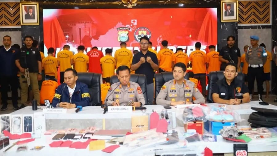 Polda Sulsel Tetapkan 53 Tersangka dalam Kasus Kerusuhan Aksi Unjuk Rasa