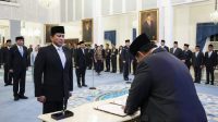 Presiden Prabowo Lantik Angga Raka, Qodari, Ahmad Dofiri, dan Sarah Sadiqa