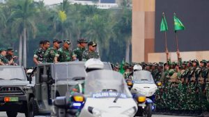 Panglima TNI Tinjau Geladi Kotor Jelang Puncak HUT ke-80 TNI di Monas