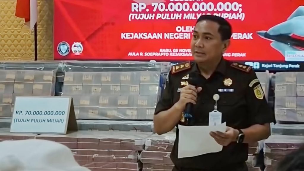 Kejari Tanjung Perak Sita Rp70 Miliar Dari PT APBS Terkait Dugaan Korupsi Pemeliharaan Kolam Pelabuhan