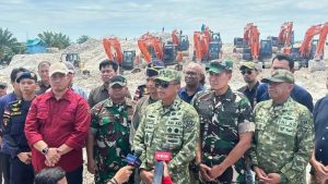 Satgas Halilintar PKH Tertibkan 315 Hektar Lahan Tambang Ilegal di Bangka Tengah
