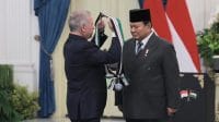 Presiden Prabowo Terima Penghargaan Tertinggi dari Raja Yordania di Istana Merdeka